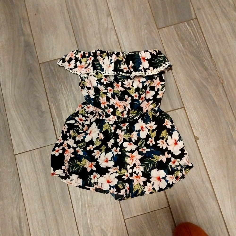 A sleeveless romper